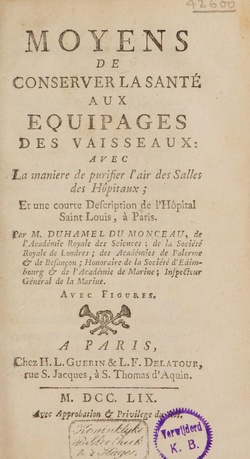Титульный лист издания 1759 года.